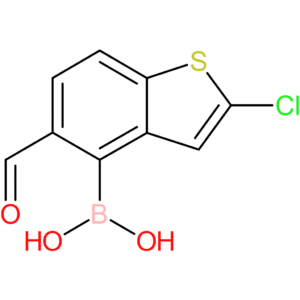 2-chloro-5-formylbenzothiophene-4-boronic acid
