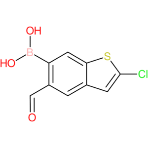 2-chloro-5-formylbenzothiophene-6-boronic acid
