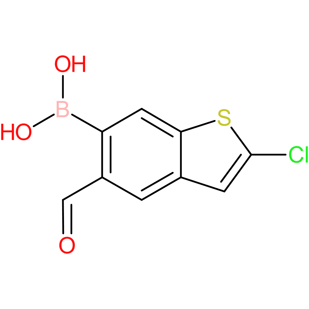 2-chloro-5-formylbenzothiophene-6-boronic acid