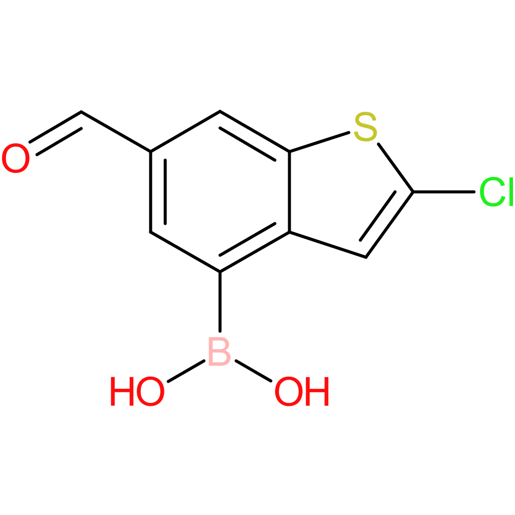 2-chloro-6-formylbenzothiophene-4-boronic acid