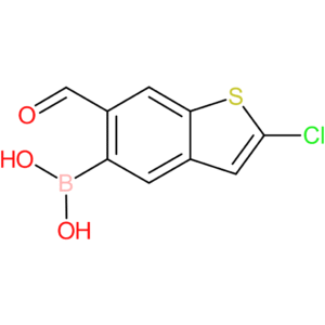 2-chloro-6-formylbenzothiophene-5-boronic acid