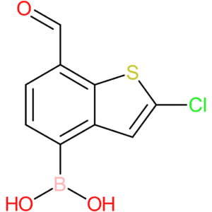 2-chloro-7-formylbenzothiophene-4-boronic acid