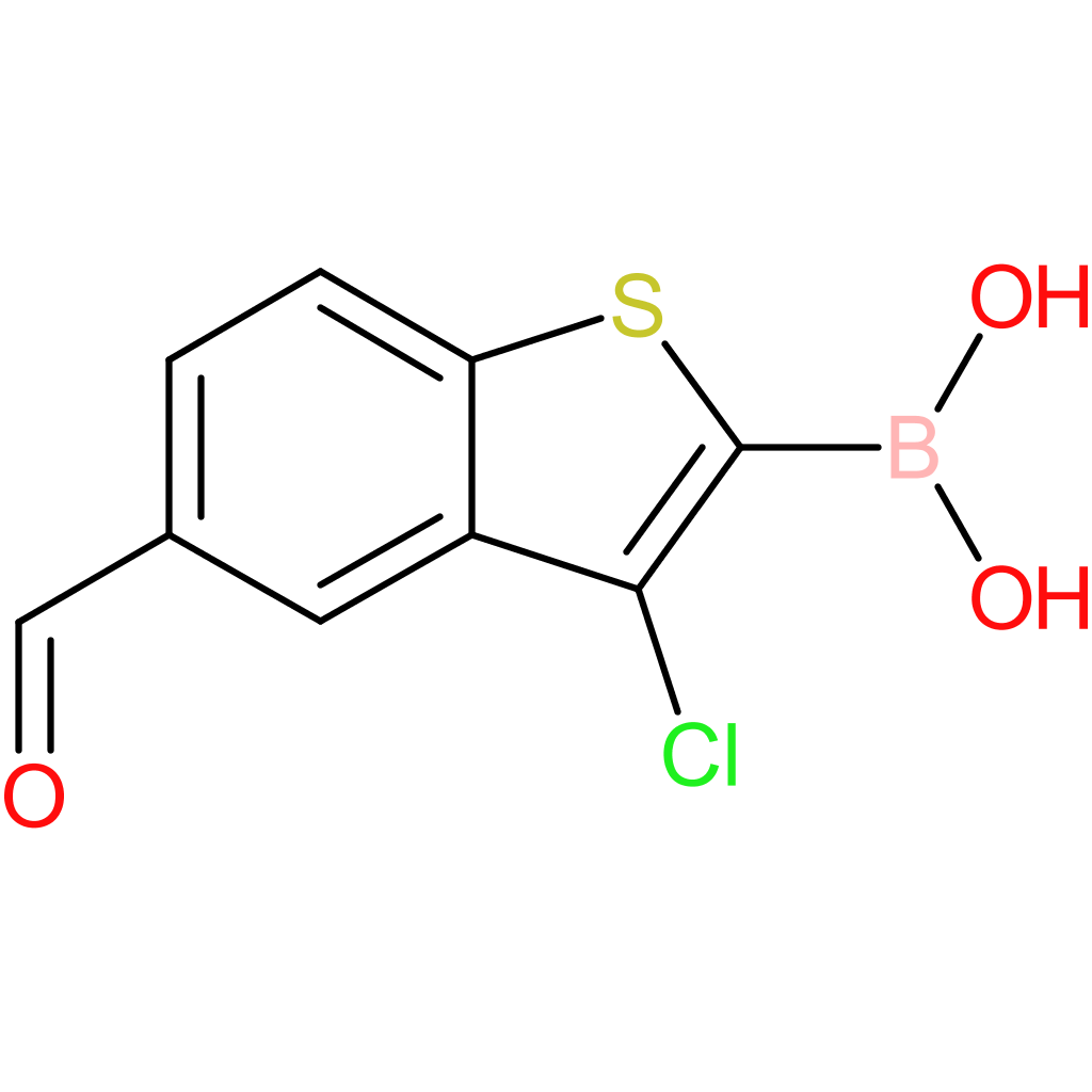 3-chloro-5-formylbenzothiophene-2-boronic acid
