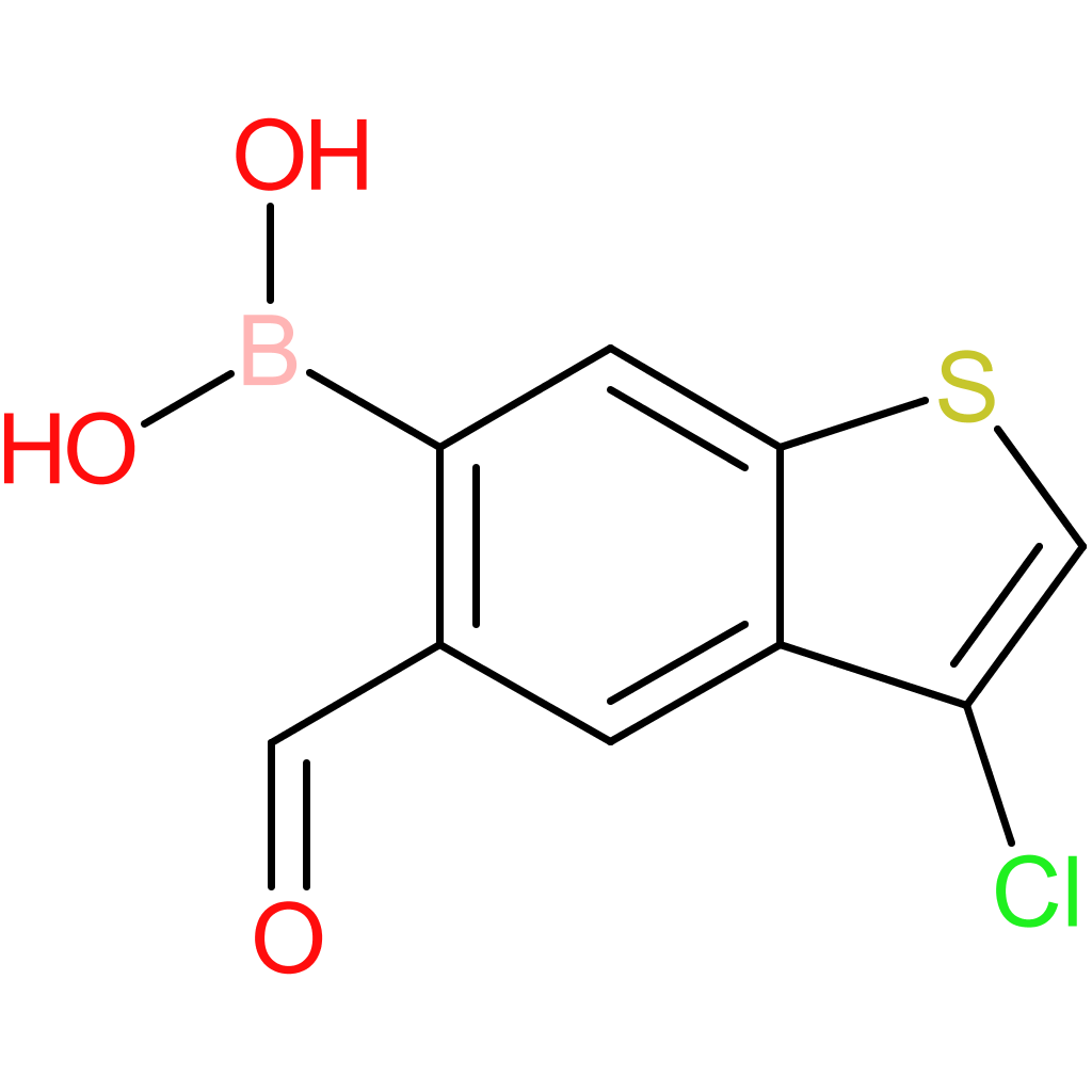 3-chloro-5-formylbenzothiophene-6-boronic acid