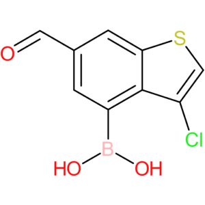3-chloro-6-formylbenzothiophene-4-boronic acid