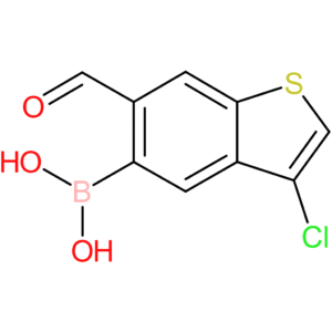 3-chloro-6-formylbenzothiophene-5-boronic acid