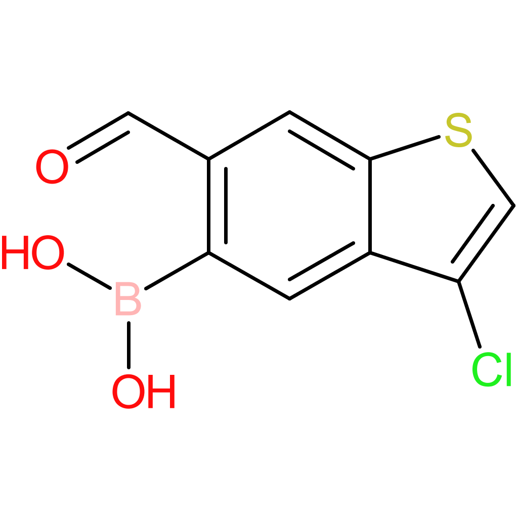 3-chloro-6-formylbenzothiophene-5-boronic acid