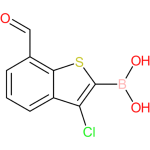 3-chloro-7-formylbenzothiophene-2-boronic acid