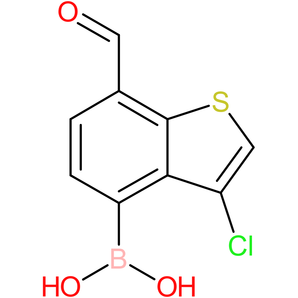 3-chloro-7-formylbenzothiophene-4-boronic acid