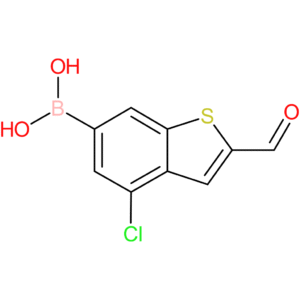 4-chloro-2-formylbenzothiophene-6-boronic acid