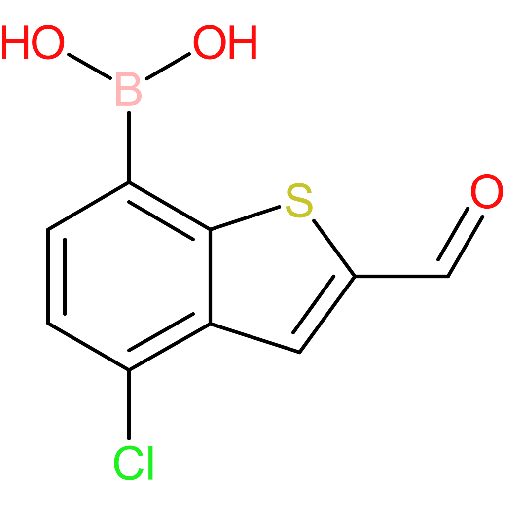 4-chloro-2-formylbenzothiophene-7-boronic acid