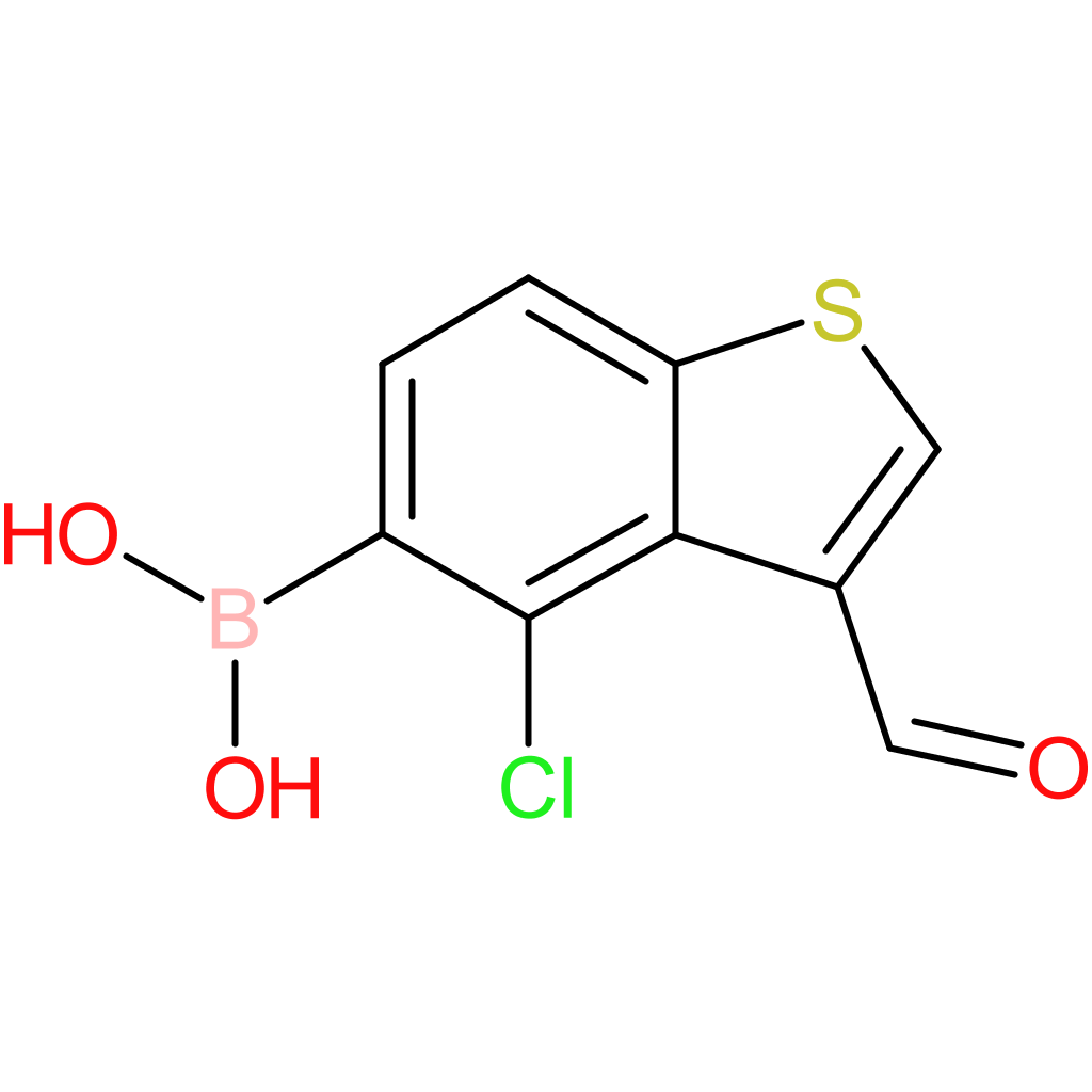4-chloro-3-formylbenzothiophene-5-boronic acid
