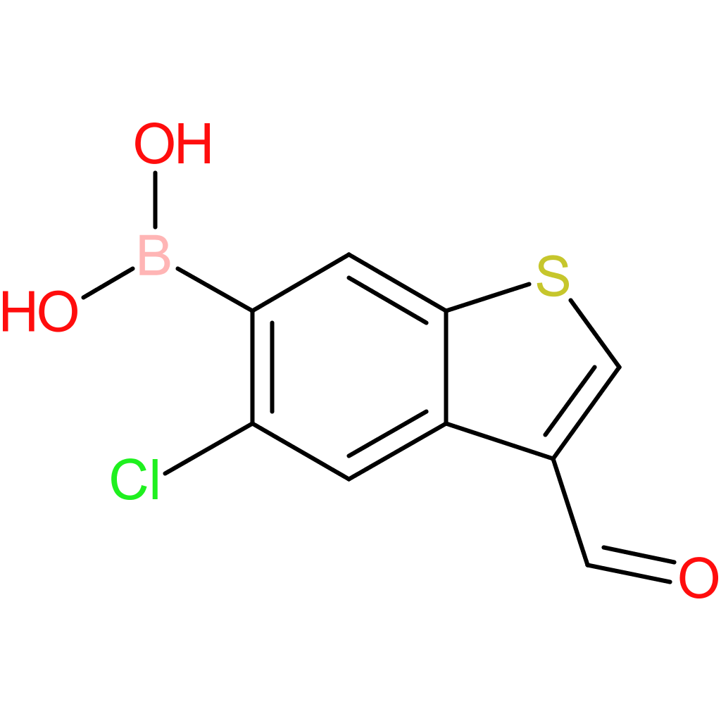 5-chloro-3-formylbenzothiophene-6-boronic acid
