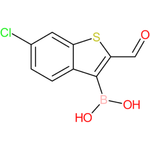 6-chloro-2-formylbenzothiophene-3-boronic acid