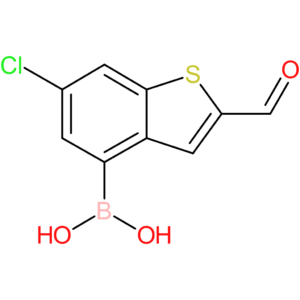 6-chloro-2-formylbenzothiophene-4-boronic acid