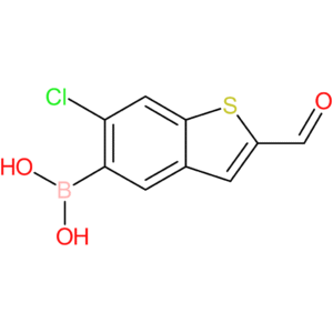 6-chloro-2-formylbenzothiophene-5-boronic acid