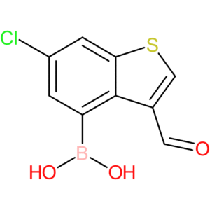 6-chloro-3-formylbenzothiophene-4-boronic acid