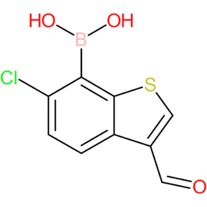 6-chloro-3-formylbenzothiophene-7-boronic acid
