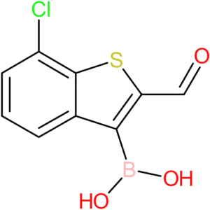 7-chloro-2-formylbenzothiophene-3-boronic acid