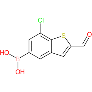 7-chloro-2-formylbenzothiophene-5-boronic acid