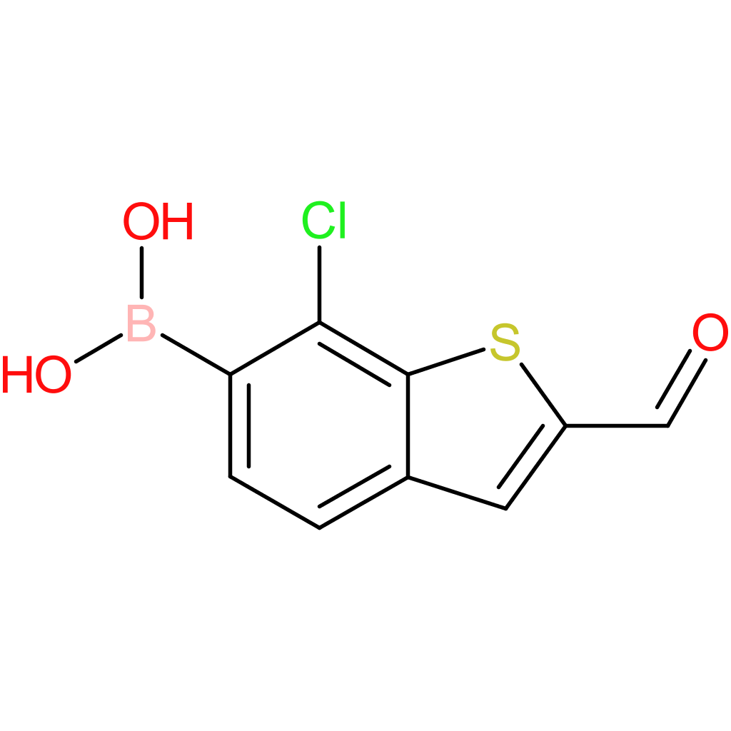 7-chloro-2-formylbenzothiophene-6-boronic acid