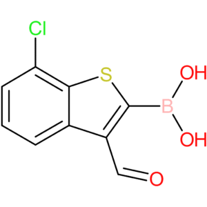 7-chloro-3-formylbenzothiophene-2-boronic acid
