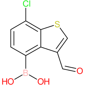 7-chloro-3-formylbenzothiophene-4-boronic acid