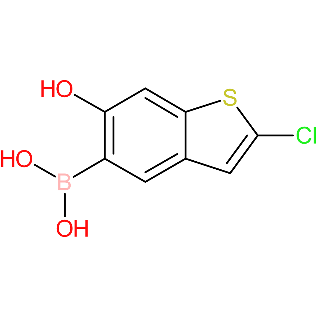 (2-chloro-6-hydroxy-1-benzothiophen-5-yl)boronic acid