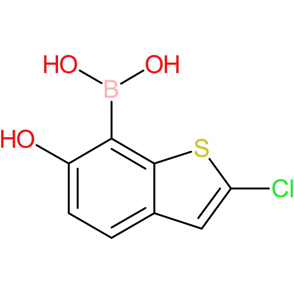 (2-chloro-6-hydroxy-1-benzothiophen-7-yl)boronic acid