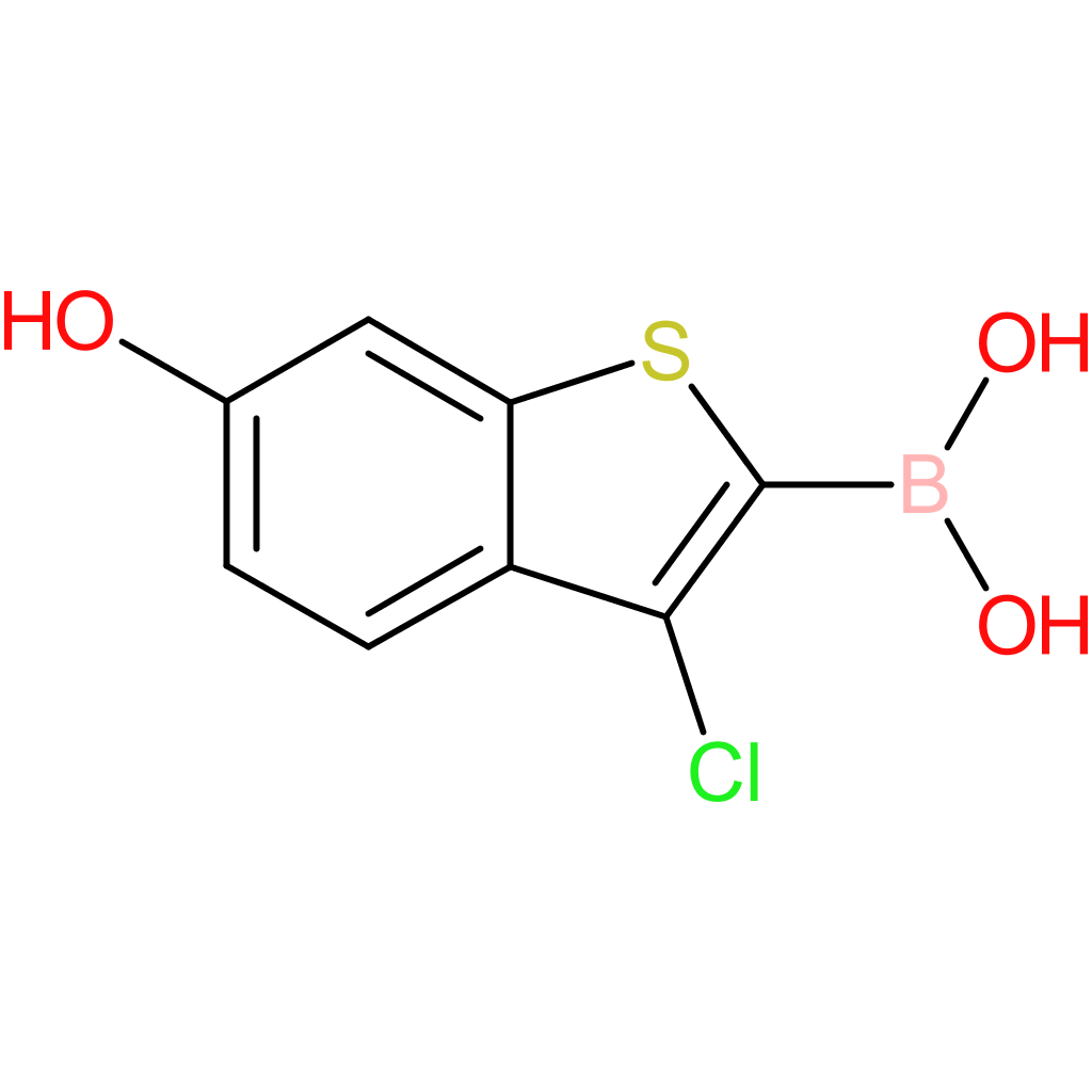 3-chloro-6-hydroxybenzothiophene-2-boronic acid