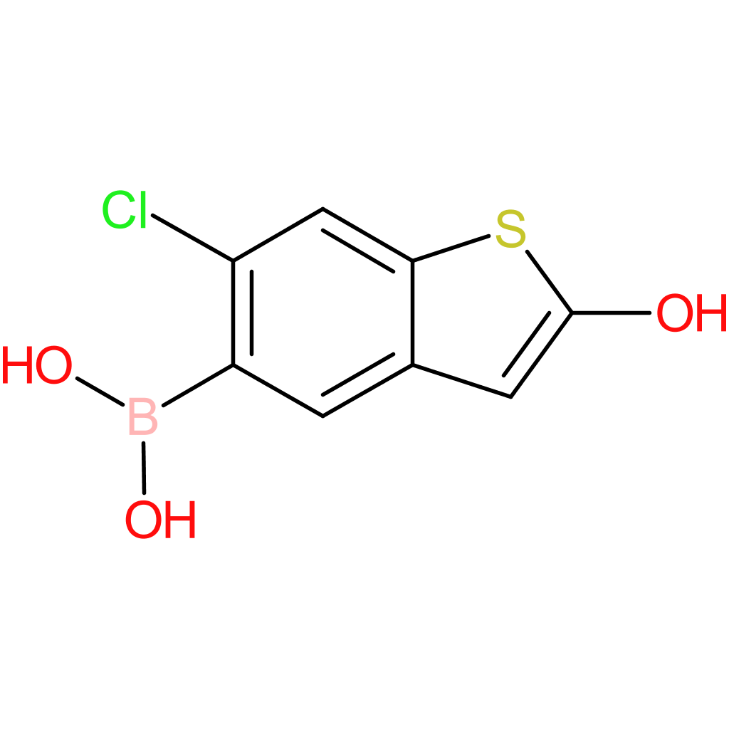 (6-chloro-2-hydroxy-1-benzothiophen-5-yl)boronic acid