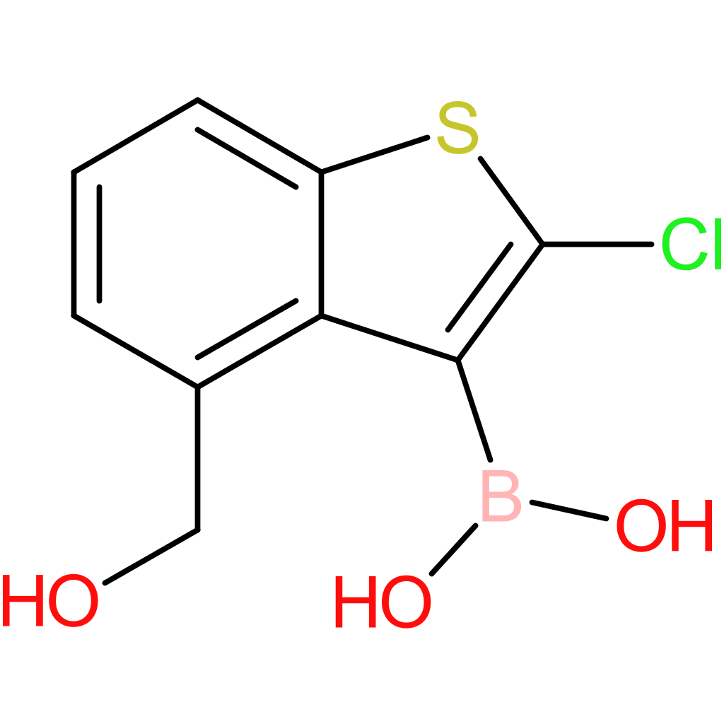 2-chloro-4-(hydroxymethyl)benzothiophene-3-boronic acid