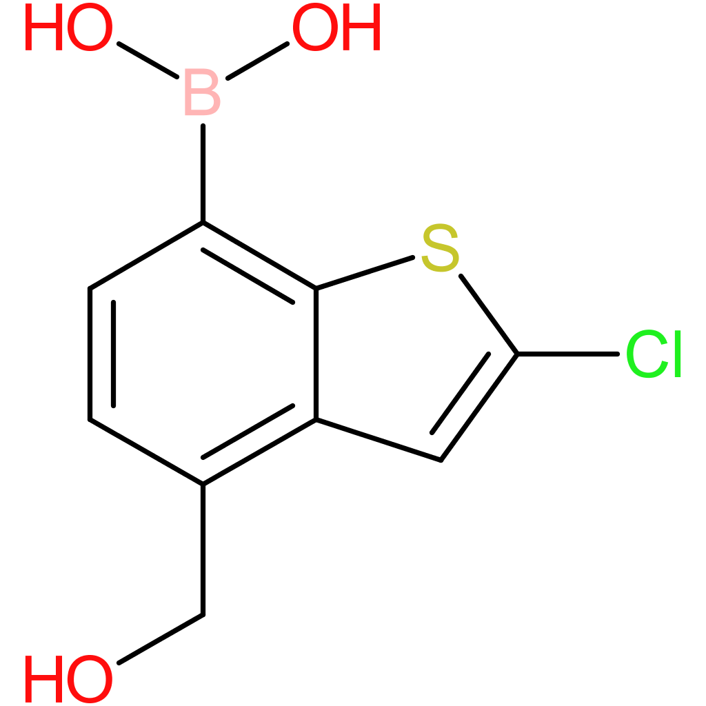 2-chloro-4-(hydroxymethyl)benzothiophene-7-boronic acid