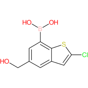 2-chloro-5-(hydroxymethyl)benzothiophene-7-boronic acid