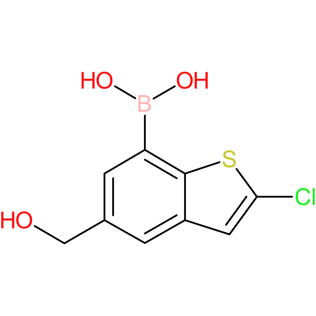 2-chloro-5-(hydroxymethyl)benzothiophene-7-boronic acid