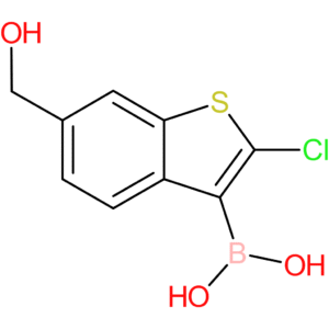 2-chloro-6-(hydroxymethyl)benzothiophene-3-boronic acid