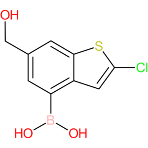 2-chloro-6-(hydroxymethyl)benzothiophene-4-boronic acid