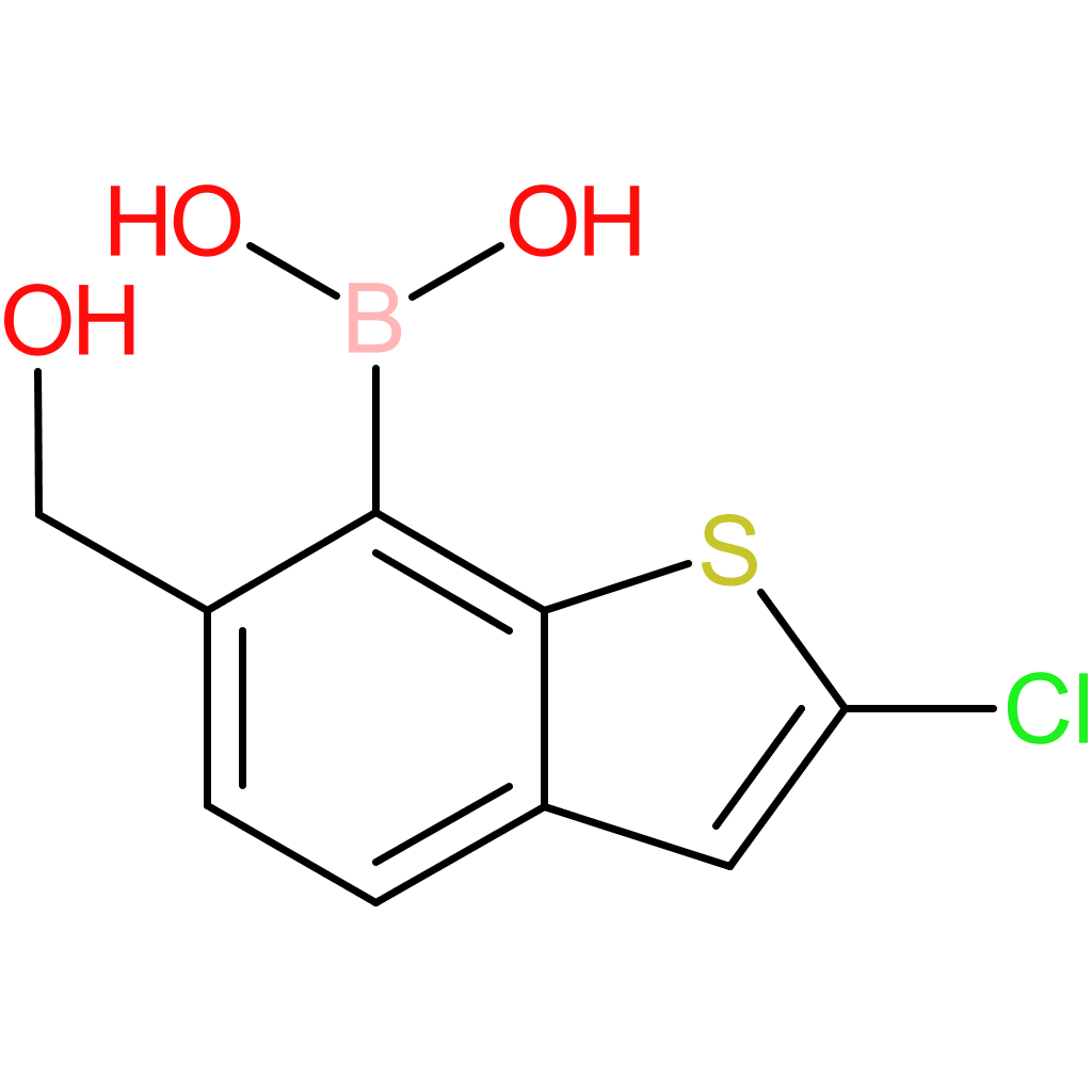 2-chloro-6-(hydroxymethyl)benzothiophene-7-boronic acid