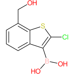 2-chloro-7-(hydroxymethyl)benzothiophene-3-boronic acid