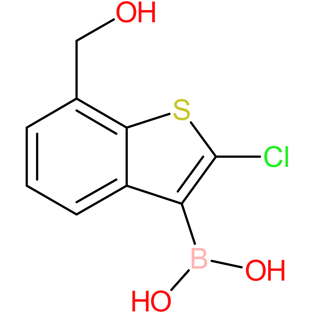 2-chloro-7-(hydroxymethyl)benzothiophene-3-boronic acid
