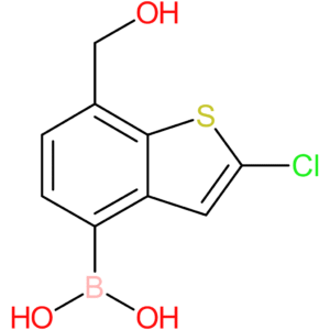 2-chloro-7-(hydroxymethyl)benzothiophene-4-boronic acid