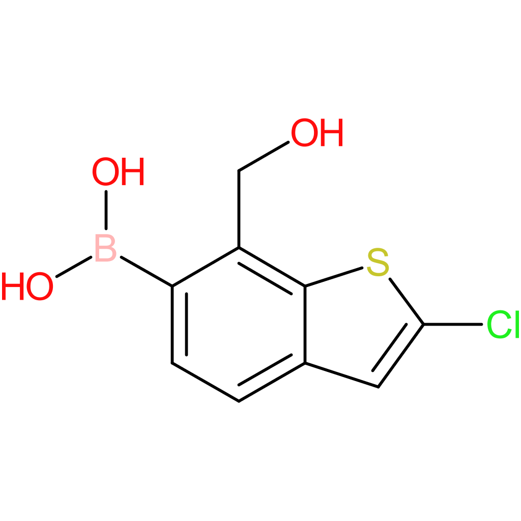 2-chloro-7-(hydroxymethyl)benzothiophene-6-boronic acid