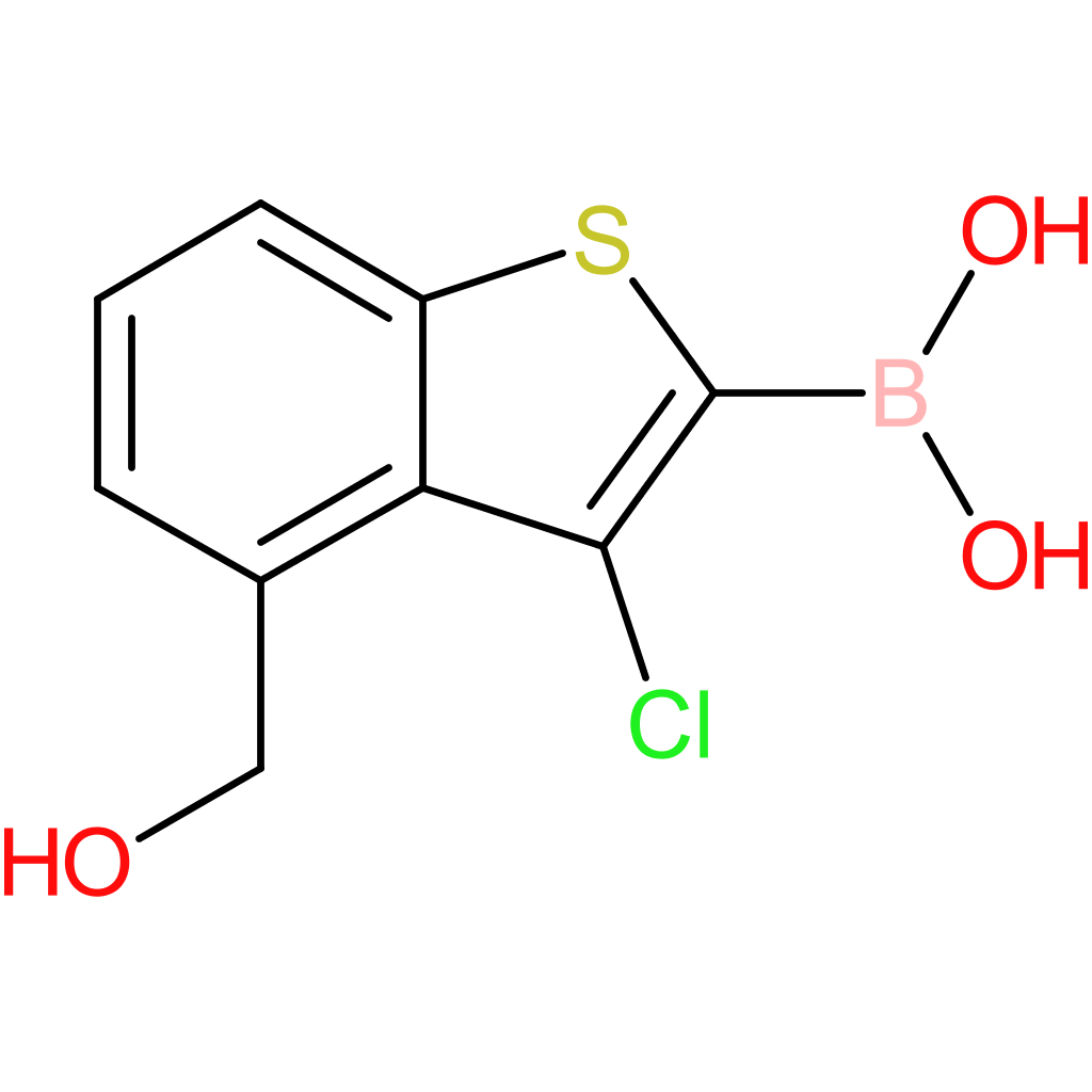 3-chloro-4-(hydroxymethyl)benzothiophene-2-boronic acid