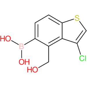3-chloro-4-(hydroxymethyl)benzothiophene-5-boronic acid