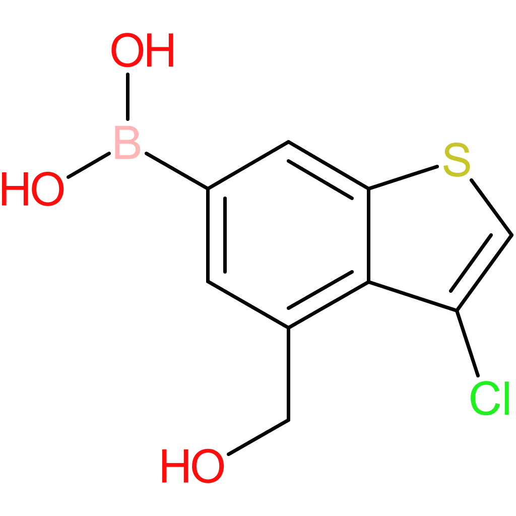 3-chloro-4-(hydroxymethyl)benzothiophene-6-boronic acid