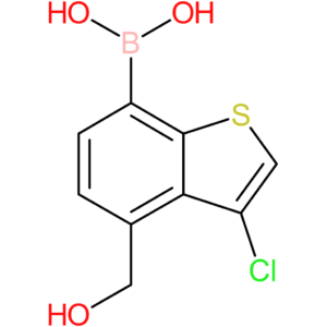 3-chloro-4-(hydroxymethyl)benzothiophene-7-boronic acid