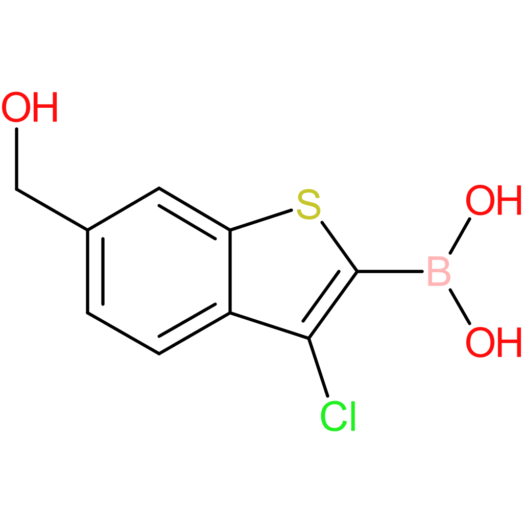 3-chloro-6-(hydroxymethyl)benzothiophene-2-boronic acid