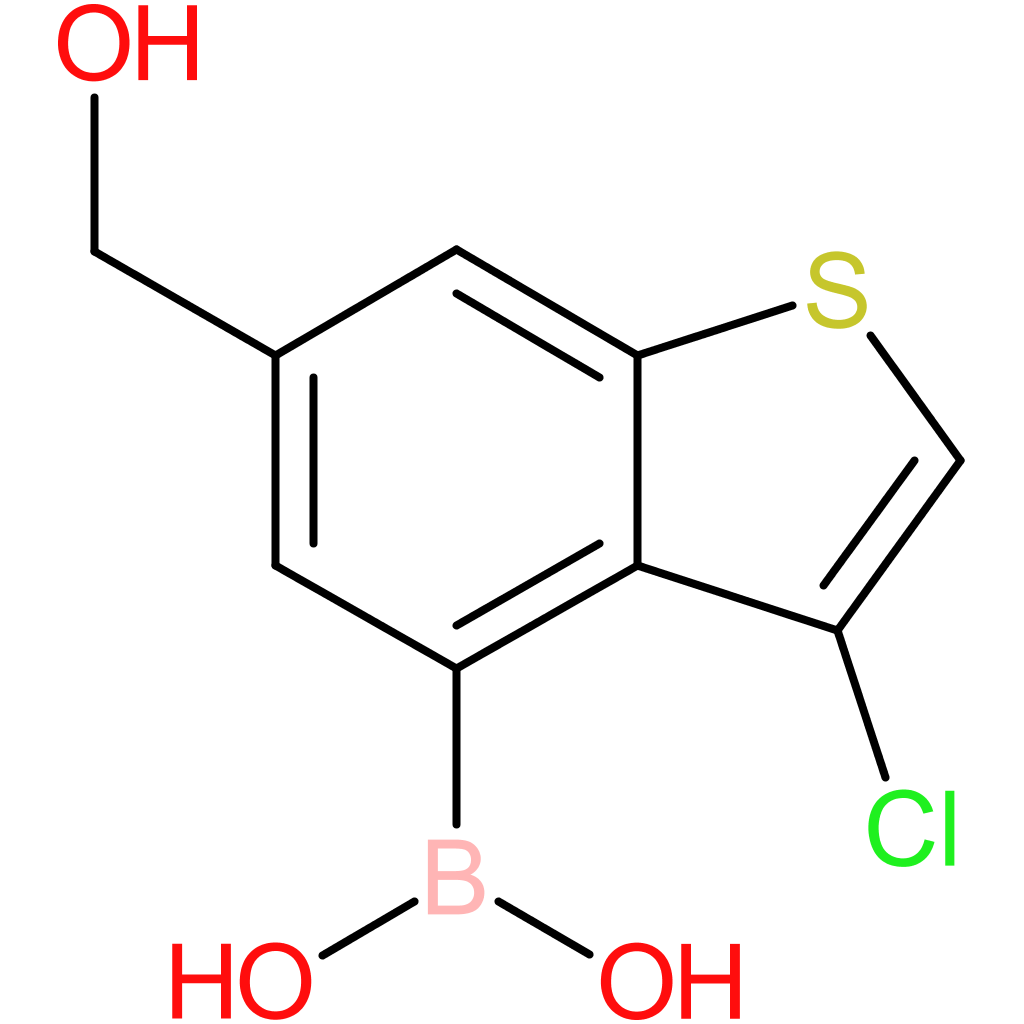 3-chloro-6-(hydroxymethyl)benzothiophene-4-boronic acid