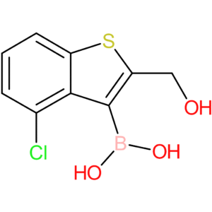 4-chloro-2-(hydroxymethyl)benzothiophene-3-boronic acid