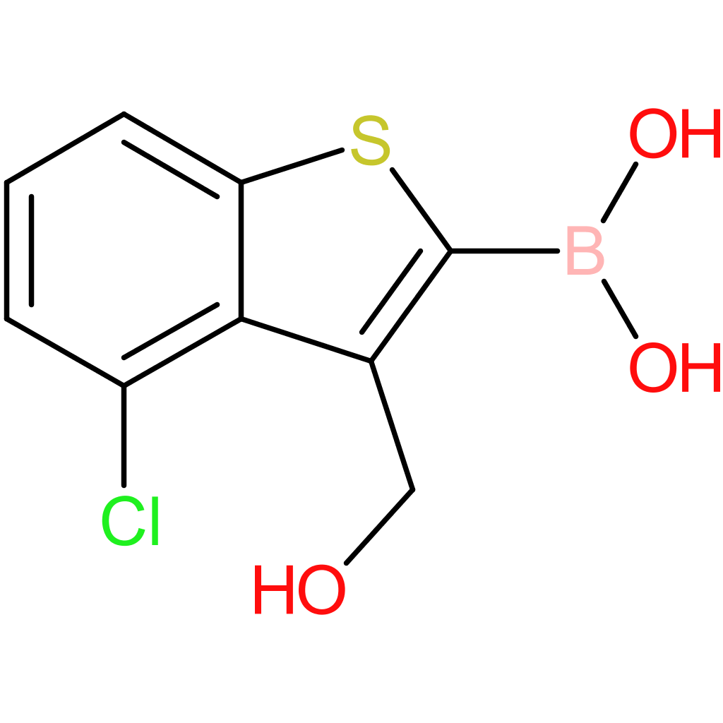 4-chloro-3-(hydroxymethyl)benzothiophene-2-boronic acid